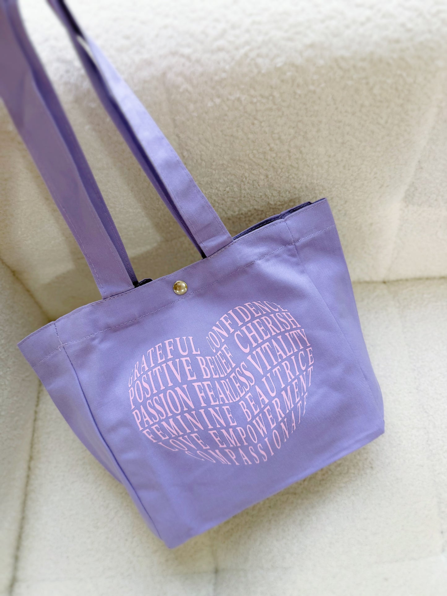 NOT FOR SALE : Beautrice Amour Mini Tote Bag (Purple)-1200 points