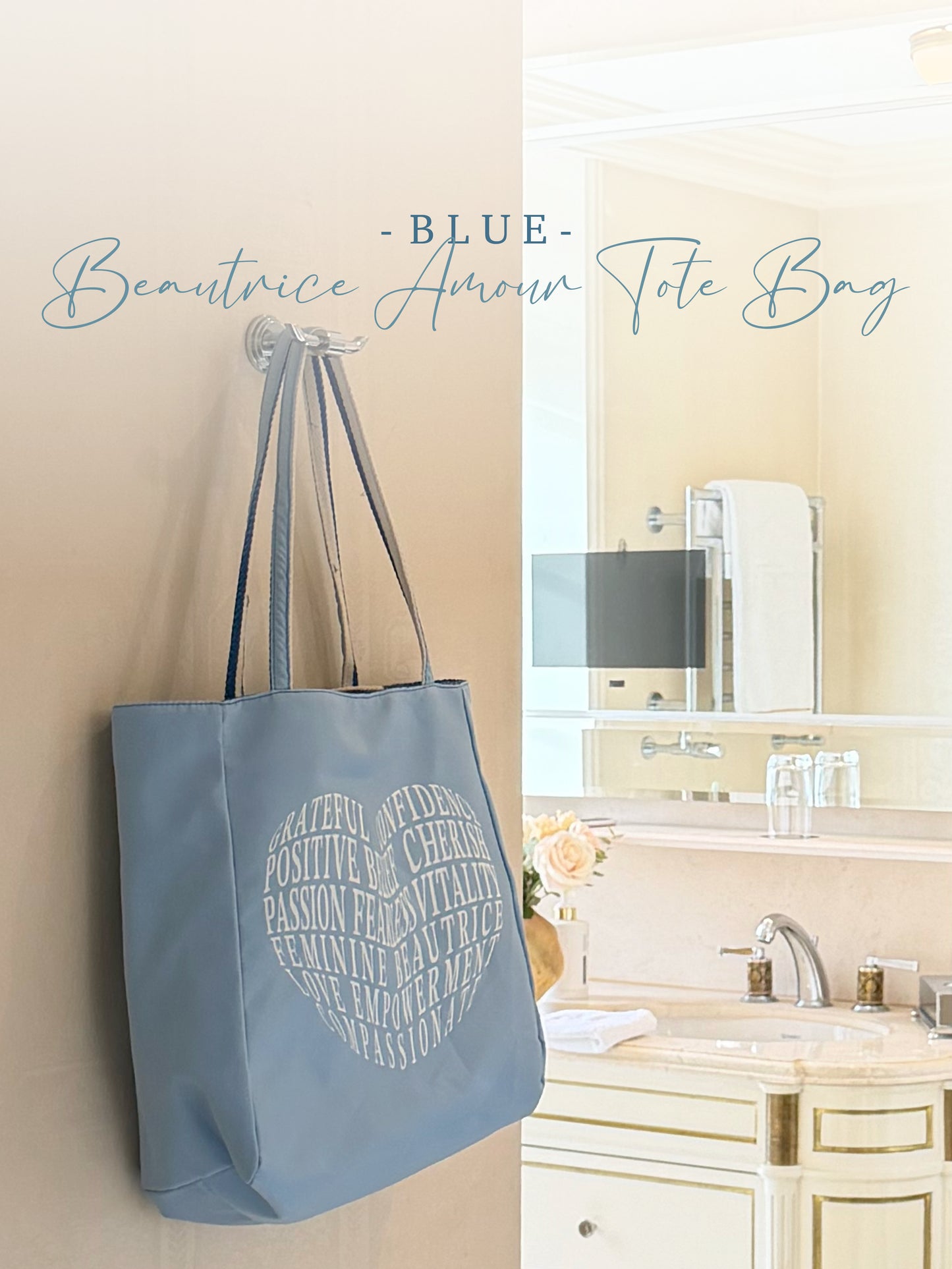 NOT FOR SALE : Beautrice Amour Tote Bag (Blue) — Beautrice Points Exclusive 2400 points