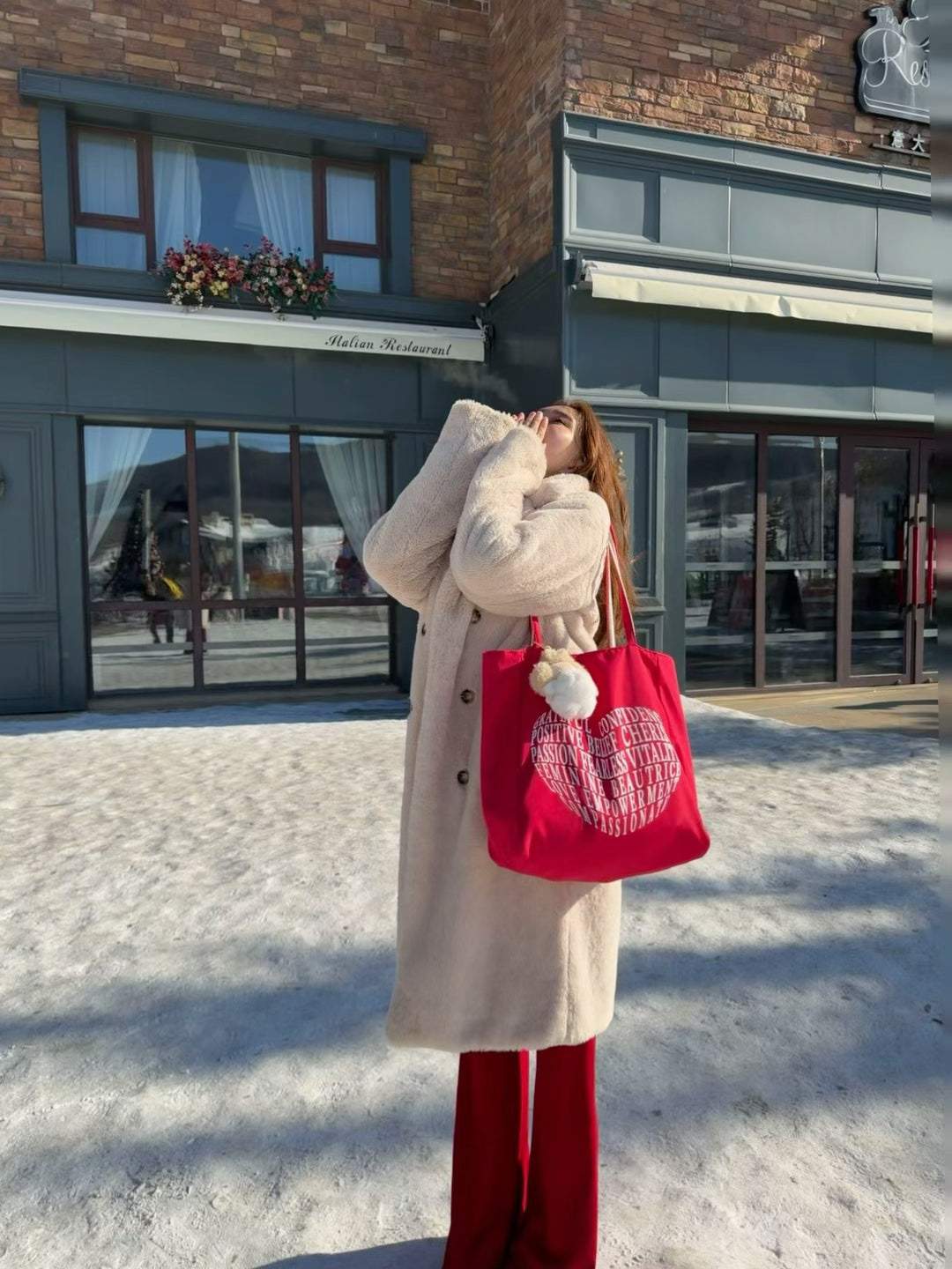 NOT FOR SALE : Beautrice Amour Tote Bag (Red) — Beautrice Points Exclusive 1800 points