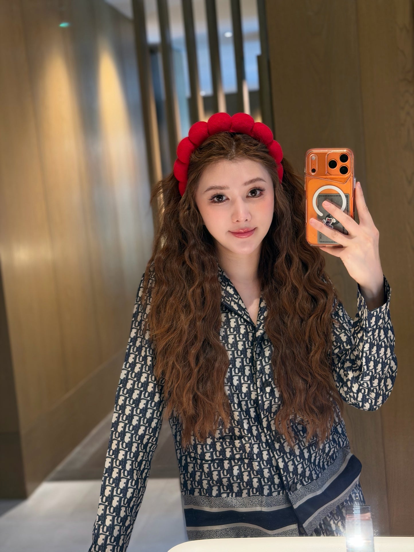NOT FOR SALE : Fluffy Cloud Headband (Red) — Beautrice Points Exclusive 450 points