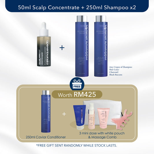 P&D Volume AminoShot Duo Bundle (Free: EC Conditioner Balm 250ml+Travel kit set) x1