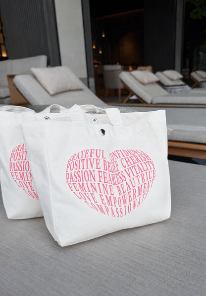 NOT FOR SALE : Beautrice Amour Mini Tote Bag (Beige)-1200 points