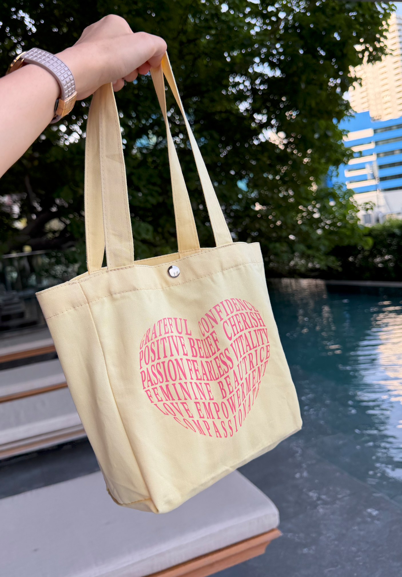 NOT FOR SALE : Beautrice Amour Mini Tote Bag (Yellow)-1200 points
