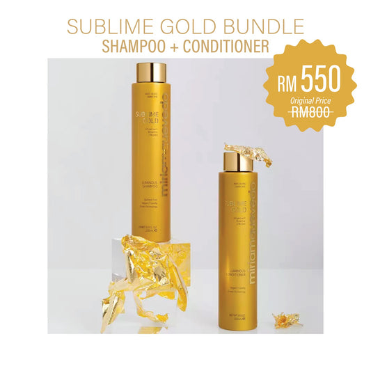 Sublime Gold Bundle (Shampoo+Conditioner) 250ml