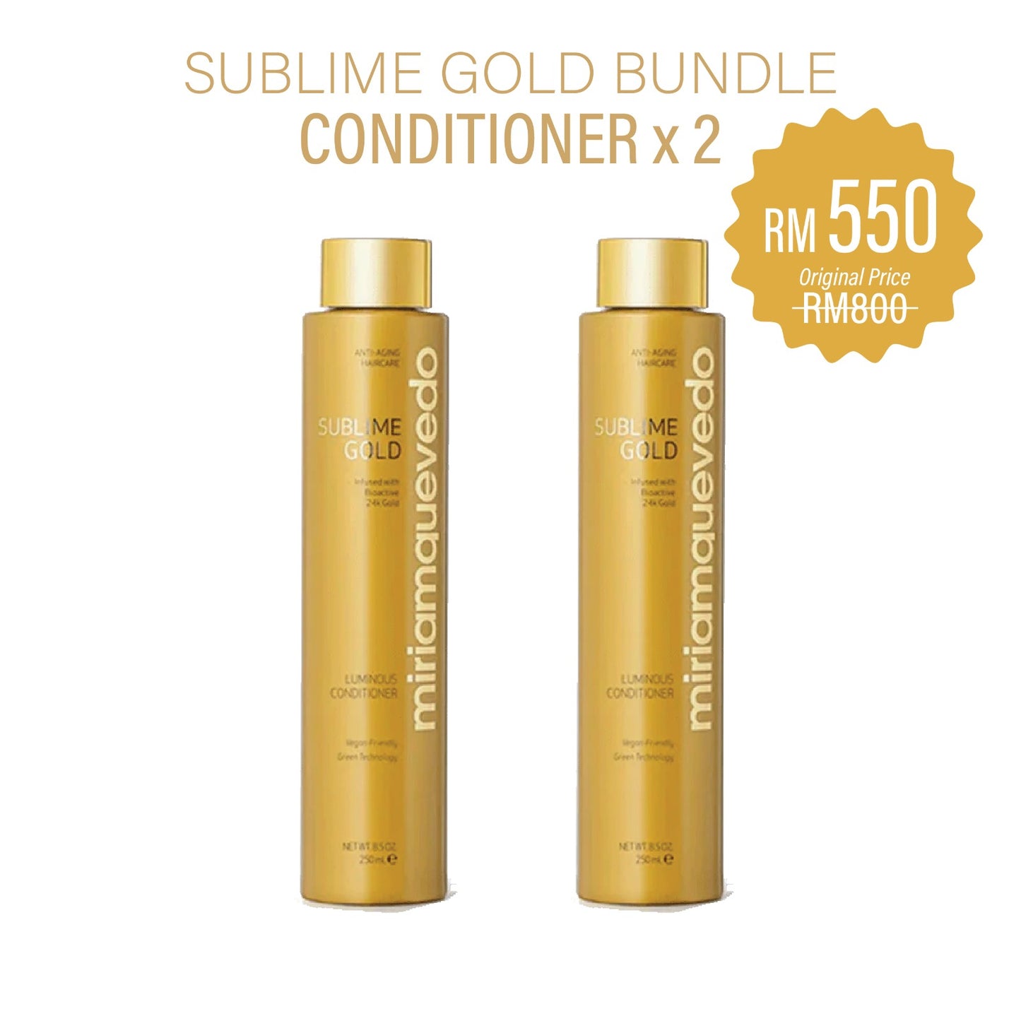 Sublime Gold Bundle (Conditioner x 2) 250ml