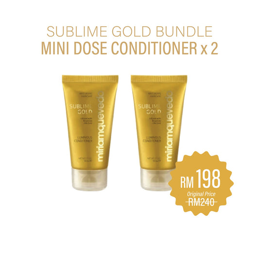 Sublime Gold Travel Size Bundle (Conditioner x2) 50ml