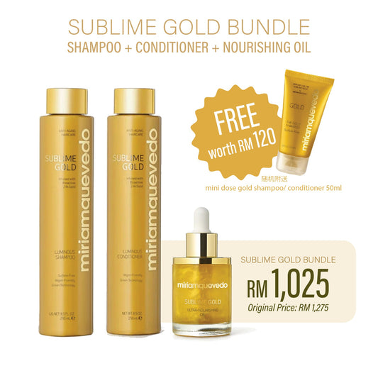 Sublime Gold Bundle (Free: Mini Dose Gold 50ml x1)