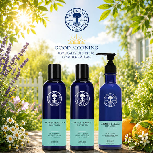 Geranium & Orange Morning Wellness Collection