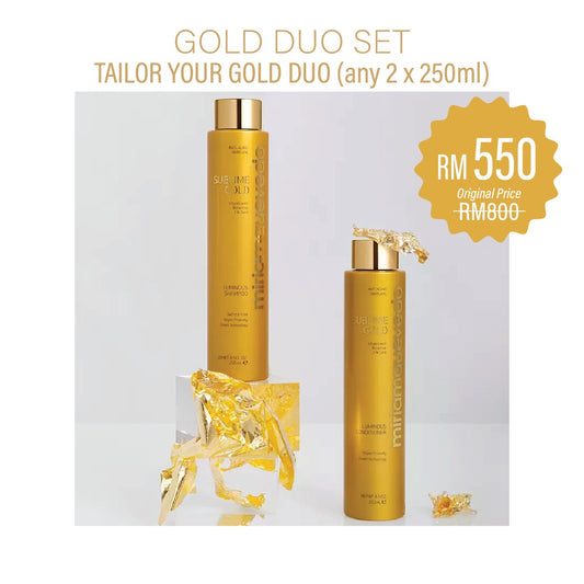 Build Your Gold Duo Set 250ml x2