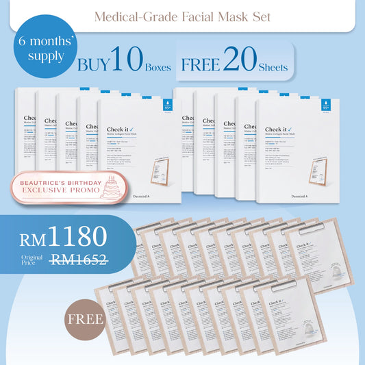 *Check IT Marine Collagen Facial Mask (Buy 10, Free 4)boxes