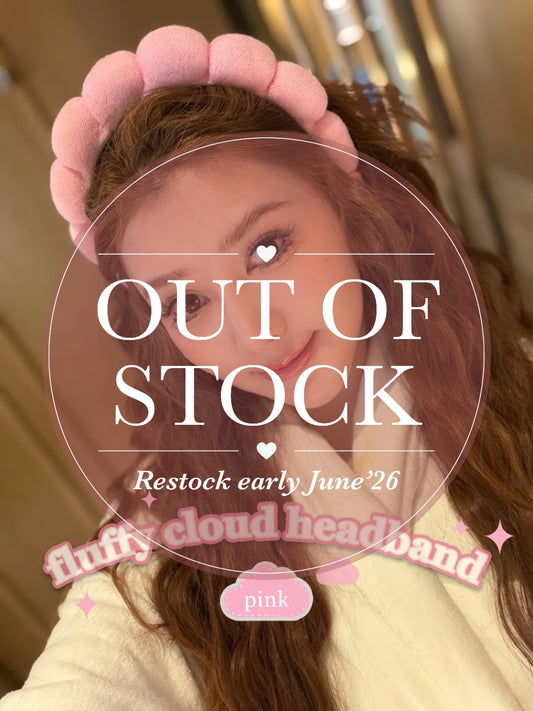 NOT FOR SALE : Fluffy Cloud Headband (Pink) — Beautrice Points Exclusive 450 points