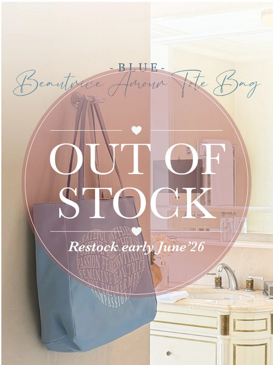 NOT FOR SALE : Beautrice Amour Tote Bag (Blue) — Beautrice Points Exclusive 2400 points