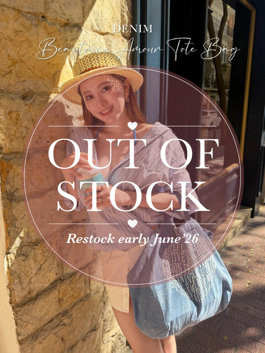 NOT FOR SALE : Beautrice Amour Tote Bag (Denim) — Beautrice Points Exclusive 1500 points