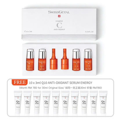 Complex C Anti-Oxidant 4x7ml; Free:Q10 (10x3ml)