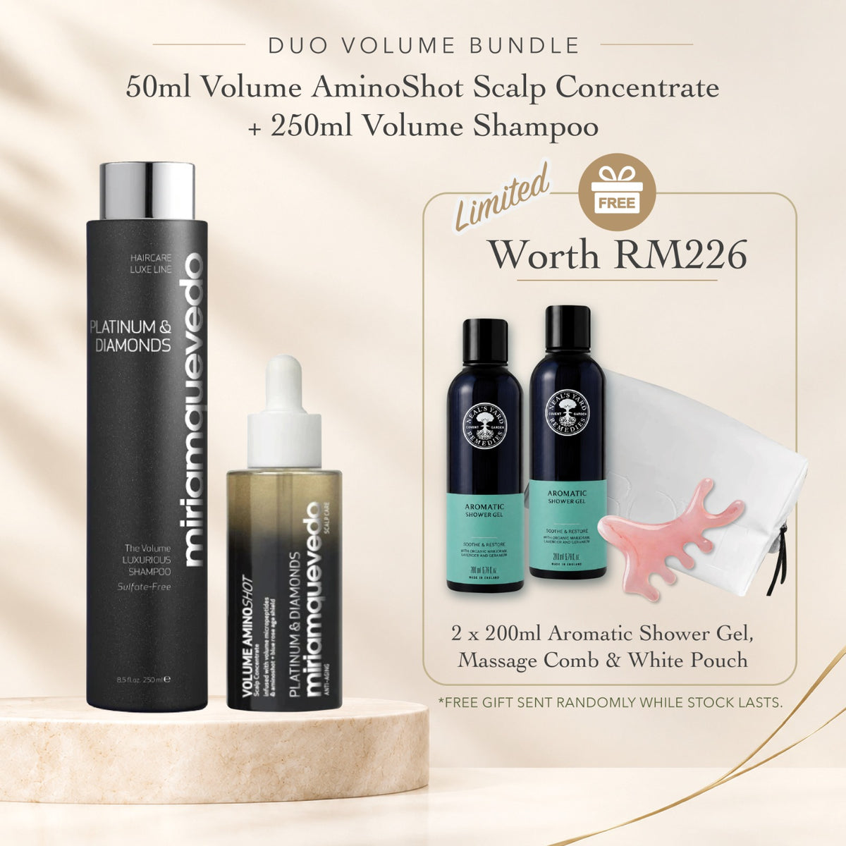 2.2 P&D Volume Boost Duo (Free: Aromatic Shower Gel 200ml x2)